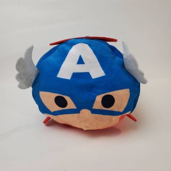 Captain America Tsum Tsum Marvel Plush Stuffed Animal Toy 8" - Picture 1 of 8